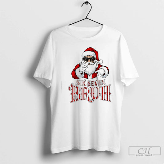 Premium Six Seven Bruh Santa Claus Hands 67 Christmas T-Shirts, Hoodie, Sweatshirt | InkThreadWorks.com