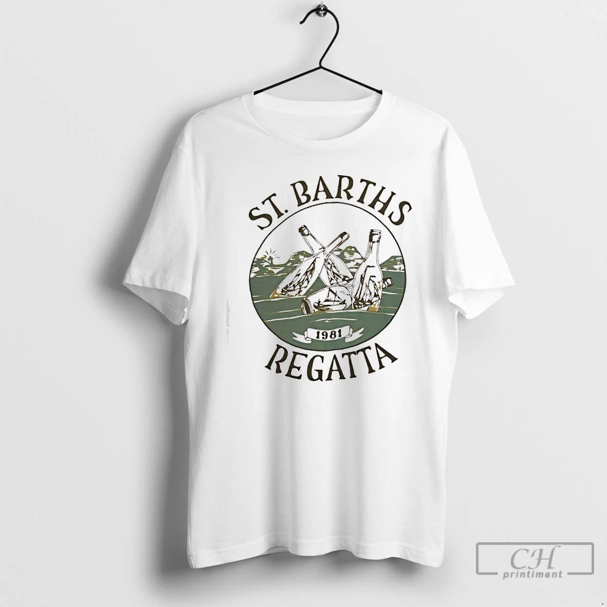 Premium St Barths Regatta 1981 Sailing Event Graphic T-Shirts, Hoodie, Sweatshirt | InkThreadWorks.com