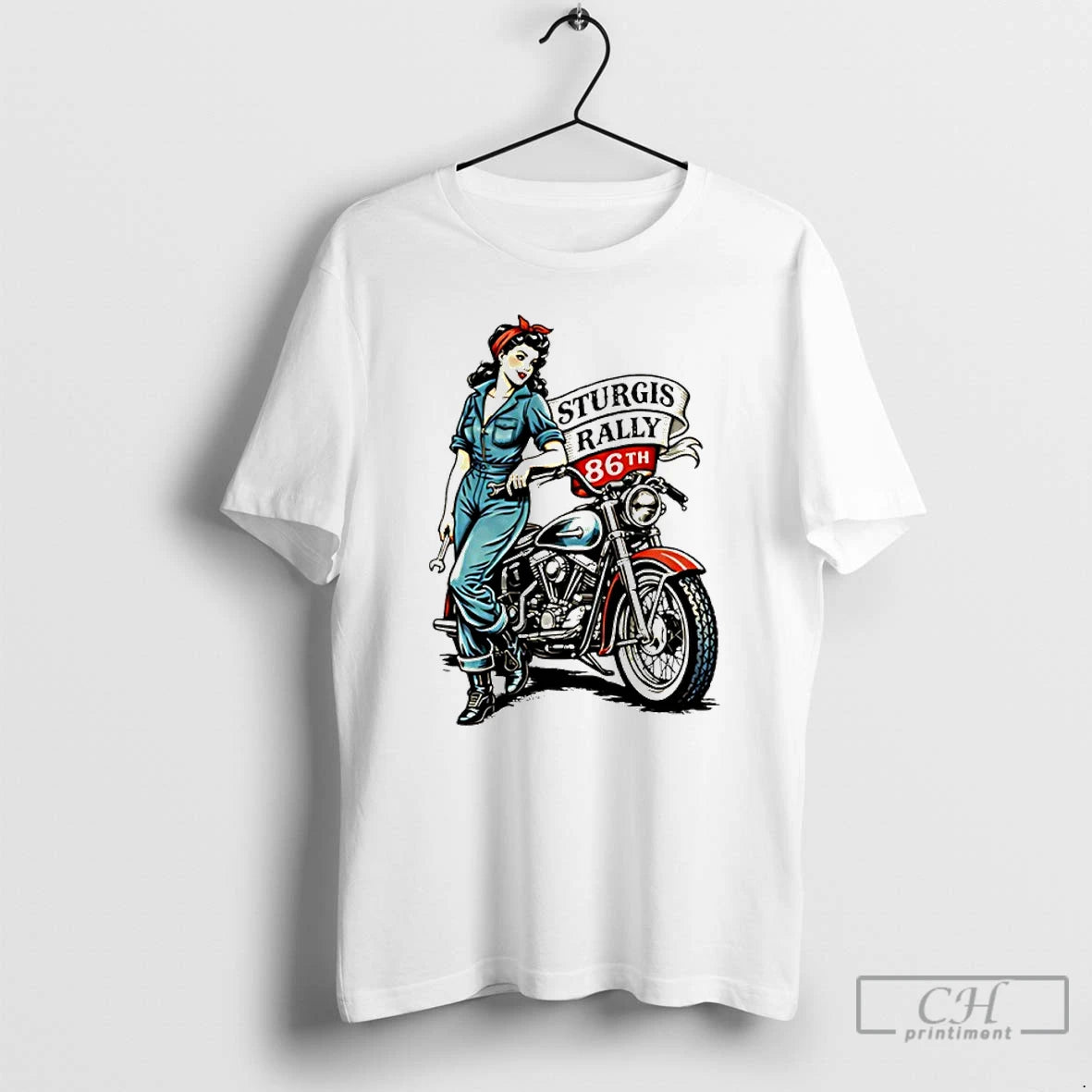Premium Sturgis Iron Rose Pin Up 86th Anniversary 2026 T-Shirts, Hoodie, Sweatshirt | InkThreadWorks.com