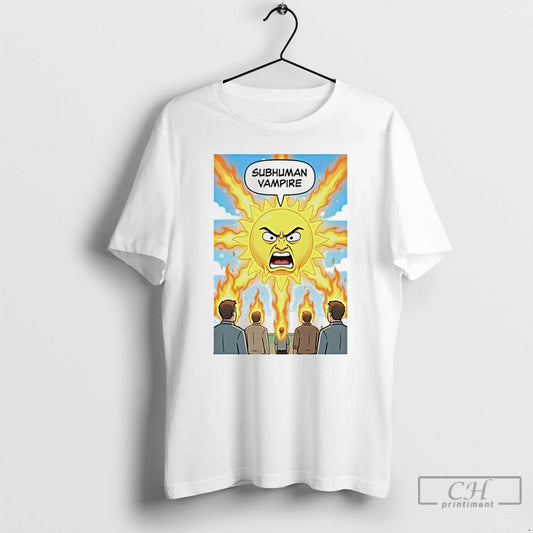 Premium Subhuman Vampire Sun Art T-Shirts, Hoodie, Sweatshirt | InkThreadWorks.com