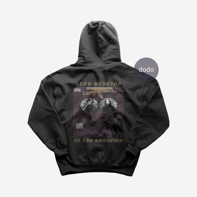Premium Suicideboys Hoodie - Stop Staring At The Shadows Album Hoodie - Suicideboys New Album Hoodie - Unisex Heavy...