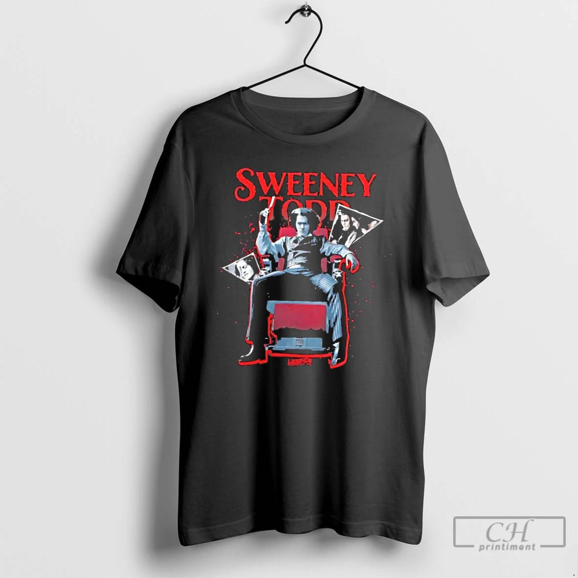 Premium Sweeney Todd Demon Barber Of Fleet Street T-Shirts, Hoodie, Sweatshirt | InkThreadWorks.com