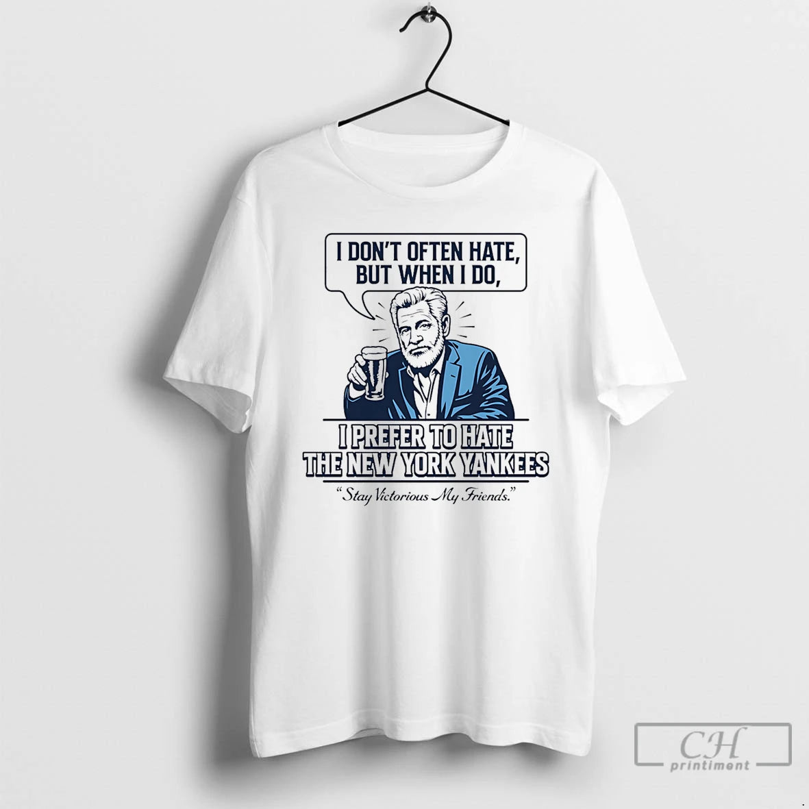 Premium Tb Baseball Stay Victorious I Prefer To Hate The New York Yankees T Shirts Hoodie, Sweatshirt | InkThreadWorks.com