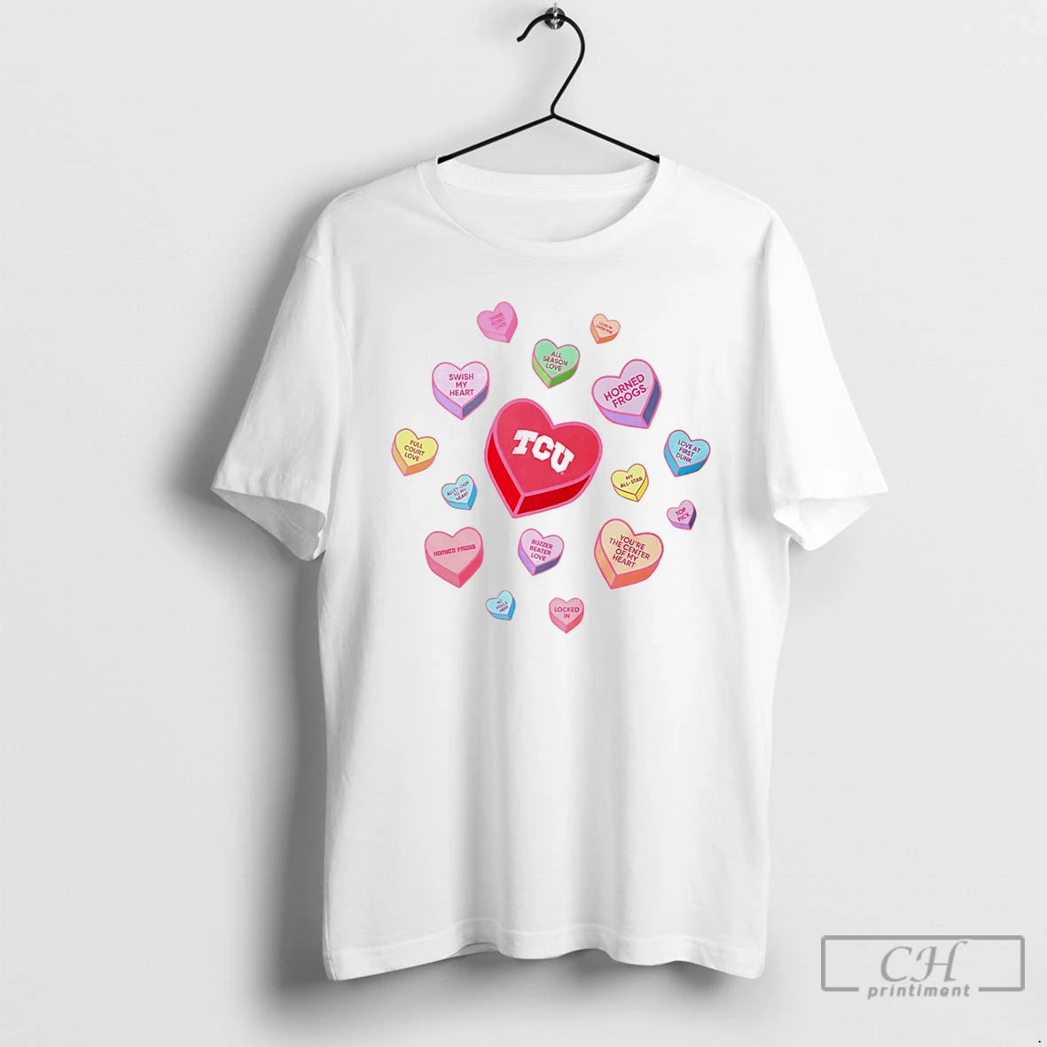 Premium Tcu Horned Frogs Sweet Talk Valentine Day 2026 T-Shirts, Hoodie, Sweatshirt | InkThreadWorks.com