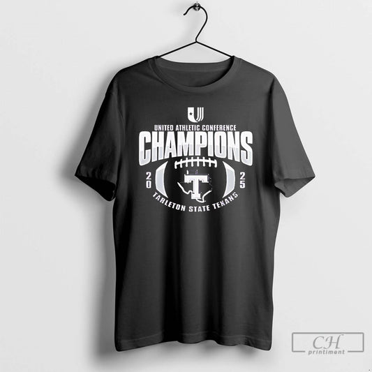 Premium Tarleton State Football 2025 Conference Champions T-Shirts, Hoodie, Sweatshirt | InkThreadWorks.com