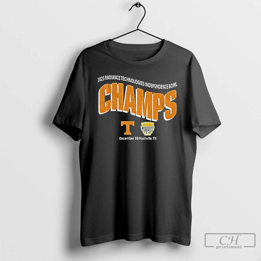 Premium Tennessee Volunteers Football 2025 Liberty Mutual Music City Bowl Champions On December 30 2025 T-Shirts, Hoodie,...