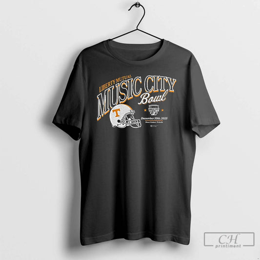 Premium Tennessee Volunteers Football 2025 Liberty Mutual Music City Bowl Vintage T-Shirts, Hoodie, Sweatshirt