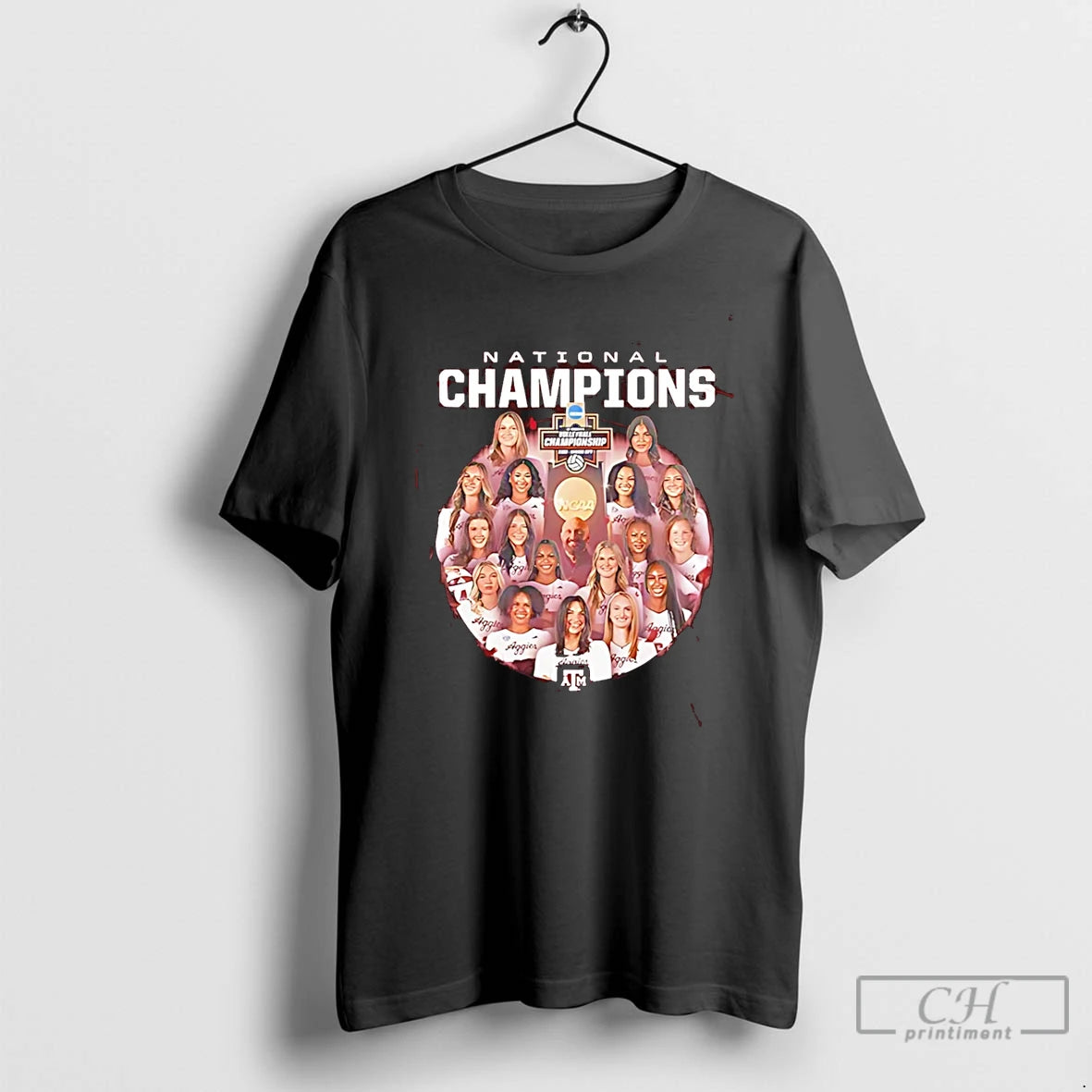 Premium Texas Am Aggies Volleyball 2025 National Champions All Team T-Shirts, Hoodie, Sweatshirt | InkThreadWorks.com
