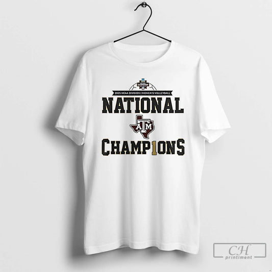 Premium Texas Am Aggies Volleyball National Champions 2025 T-Shirts, Hoodie, Sweatshirt | InkThreadWorks.com