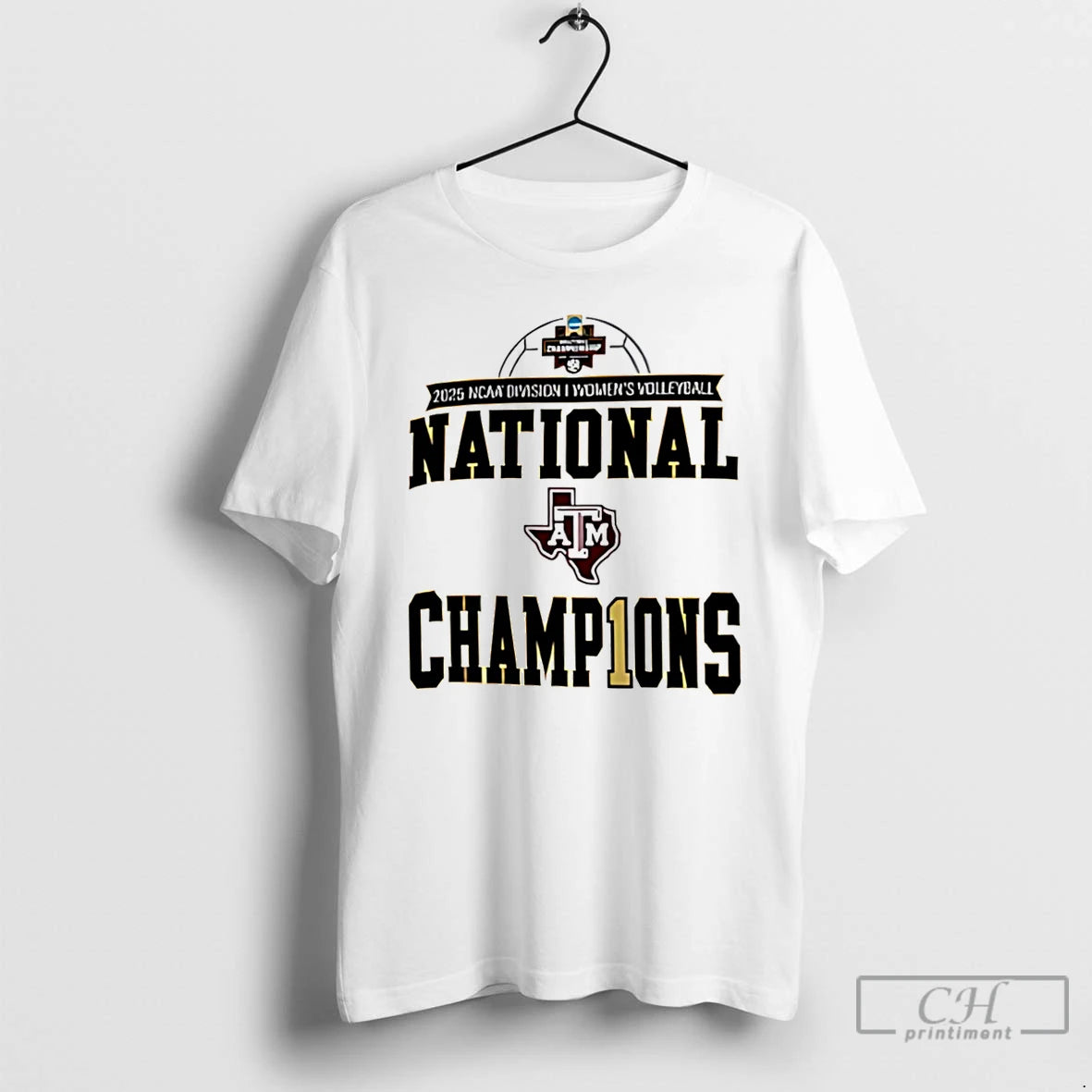Premium Texas Am Aggies Volleyball National Champions 2025 Logo T-Shirts, Hoodie, Sweatshirt | InkThreadWorks.com