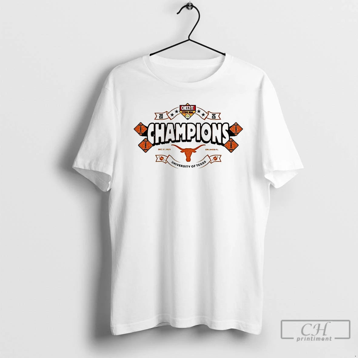 Premium Texas Longhorns 2025 Cheez It Citrus Bowl Champions T-Shirts, Hoodie, Sweatshirt | InkThreadWorks.com