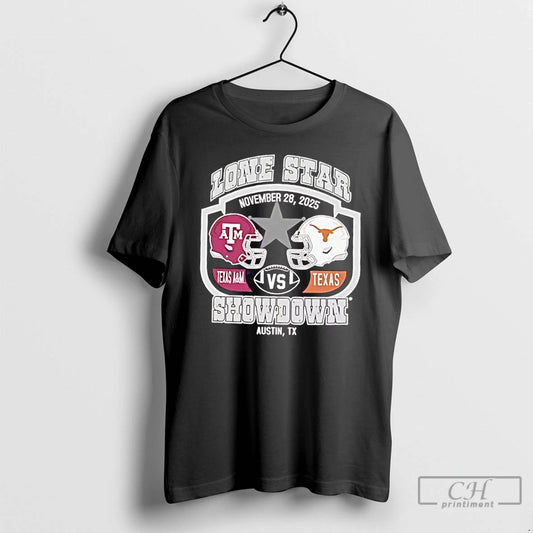 Premium Texas Longhorns Vs Texas Am Aggies2025 Lone Star Showdown T-Shirts, Hoodie, Sweatshirt | InkThreadWorks.com