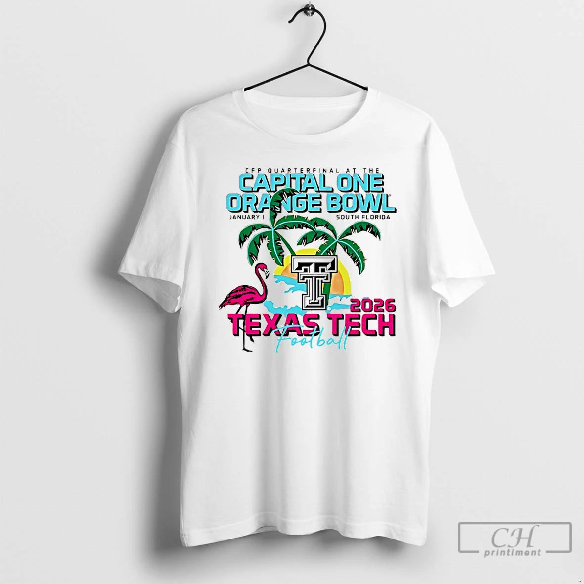 Premium Texas Tech Red Raiders 2026 Capital One Orange Bowl Game T-Shirts, Hoodie, Sweatshirt | InkThreadWorks.com