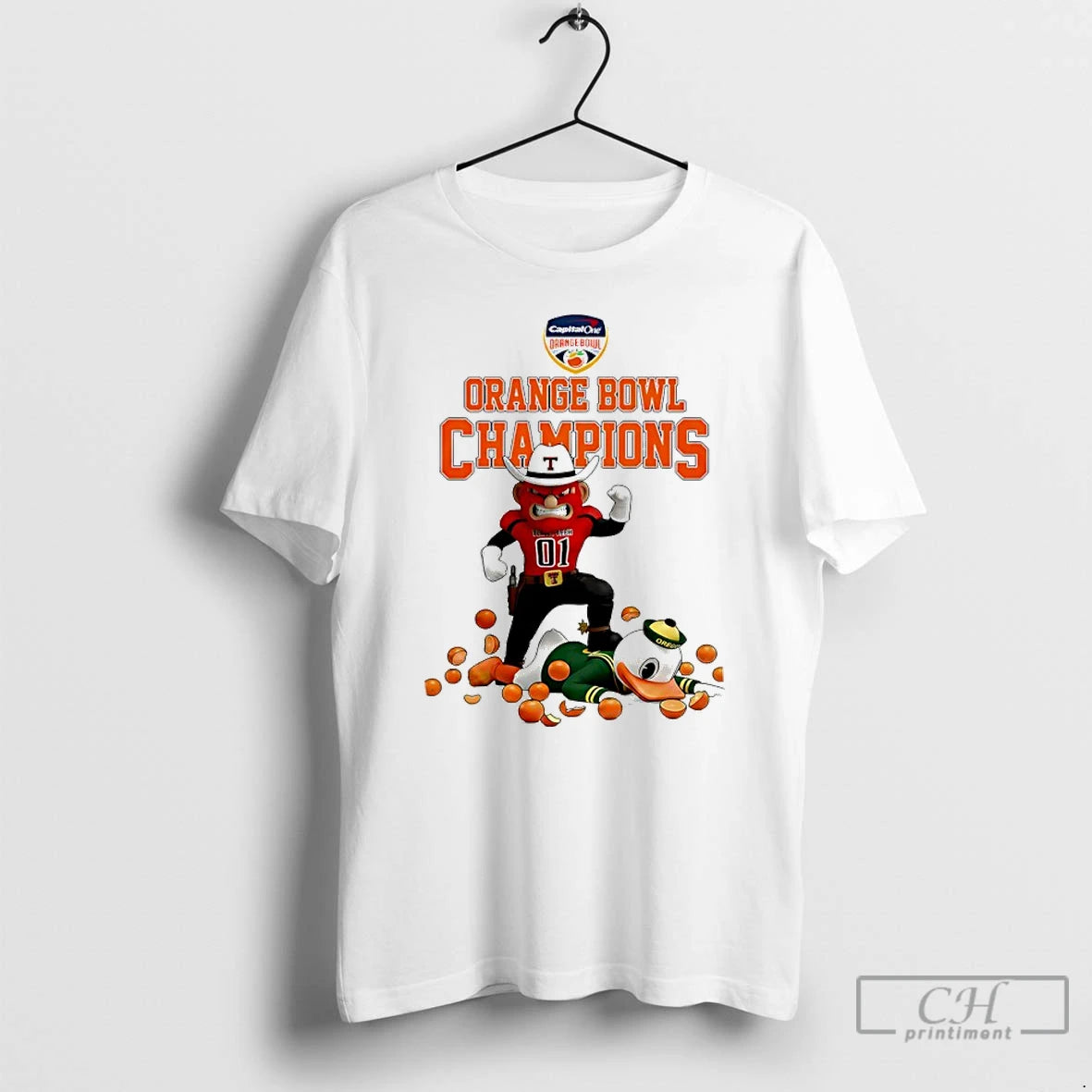 Premium Texas Tech Red Raiders Bowl Game 2026 Champions Mascot T-Shirts, Hoodie, Sweatshirt | InkThreadWorks.com