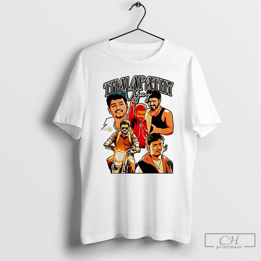 Premium Thalapathy Vijay Graphic T-Shirts, Hoodie, Sweatshirt | InkThreadWorks.com