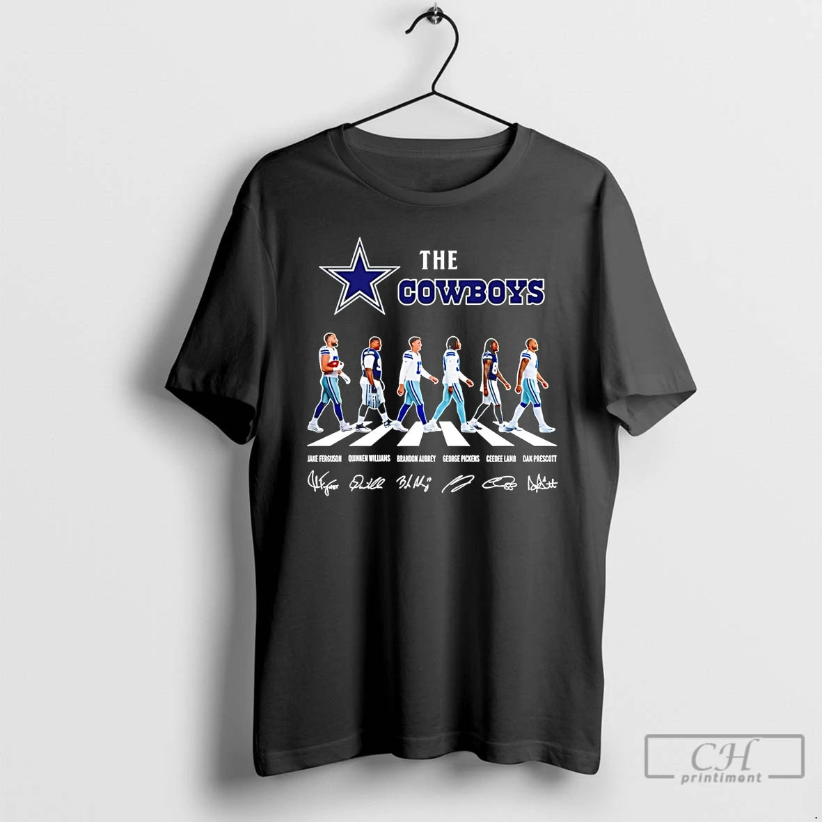 Premium The Dallas Cowboys Cross The Street Signatures 2026 T-Shirts, Hoodie, Sweatshirt | InkThreadWorks.com