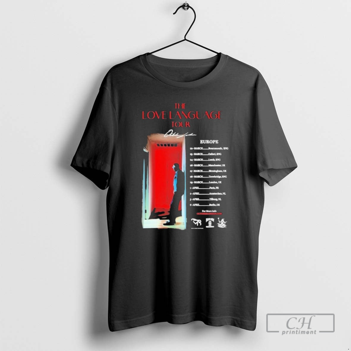 Premium The Love Language October London Tour Europe 2026 Shirt Sweater Hoodie, Sweatshirt | InkThreadWorks.com