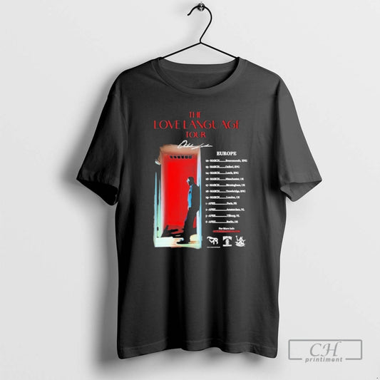 Premium The Love Language October London Tour Europe 2026 Shirt Sweater Hoodie, Sweatshirt | InkThreadWorks.com