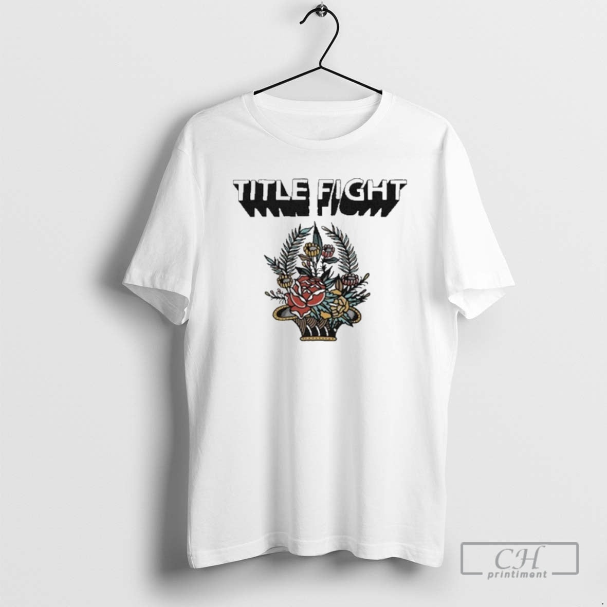 Premium Title Fight Flowers Shirt Sweater Hoodie, Sweatshirt | InkThreadWorks.com