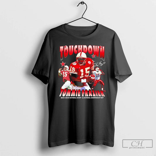 Premium Trae Taylor Touch Sown Tommie Frazier Graphic T-Shirts, Hoodie, Sweatshirt | InkThreadWorks.com
