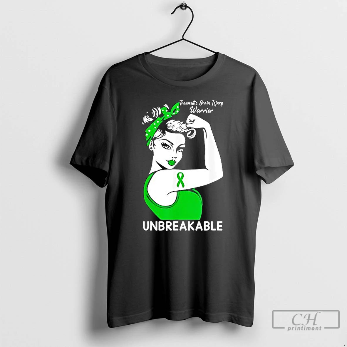 Premium Traumatic Brain Injury Warrior Unbreakable T-Shirts, Hoodie, Sweatshirt | InkThreadWorks.com