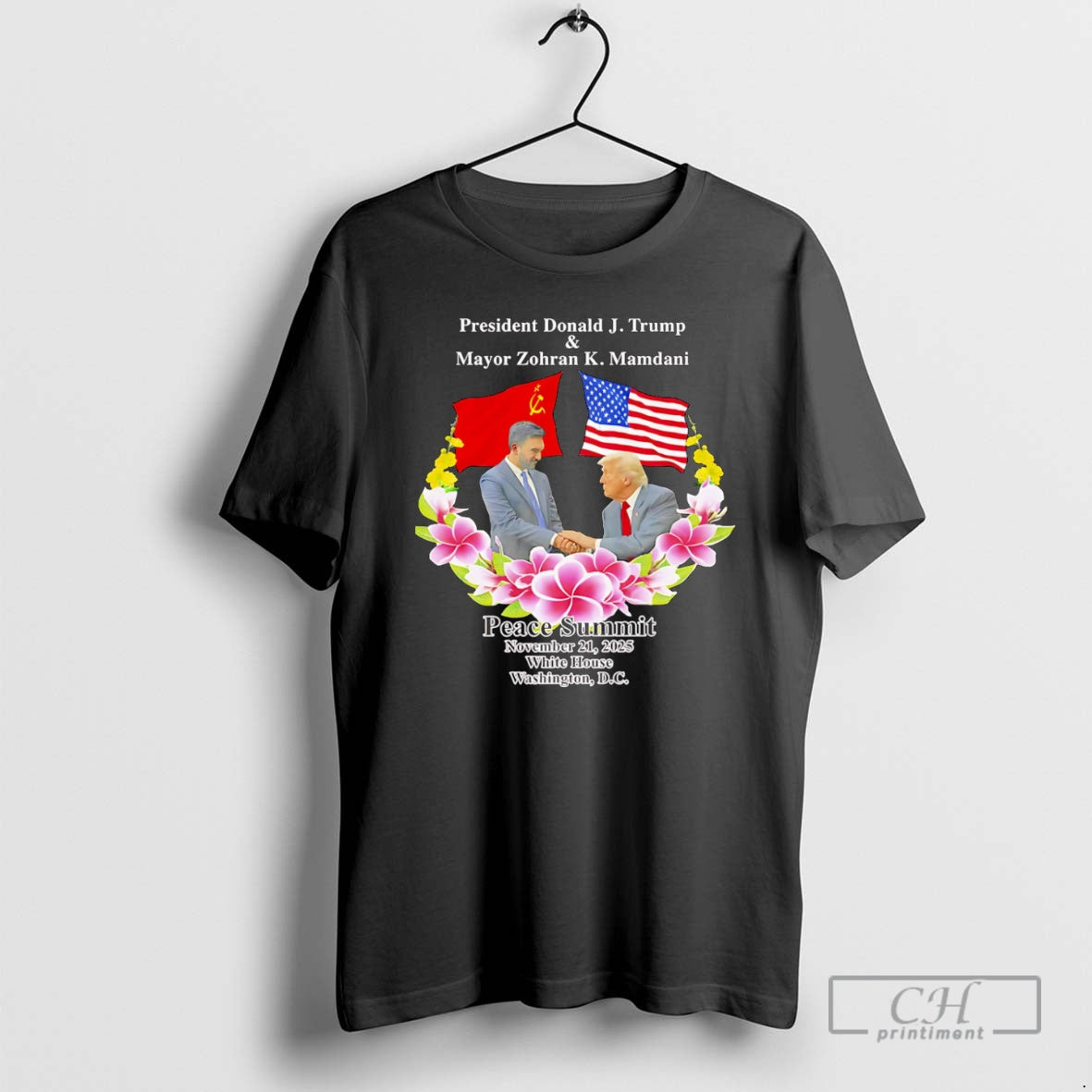 Premium Trump And Zohran Mamdani Peace Summit Shirt Sweater Hoodie, Sweatshirt | InkThreadWorks.com