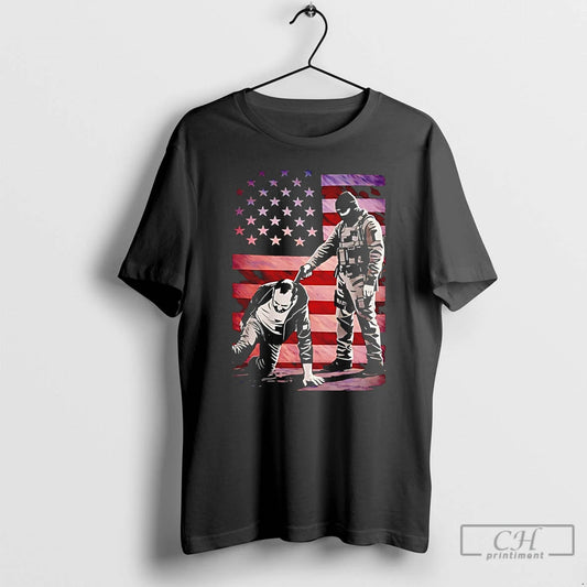 Premium Trumps America Anti Ice Usa Flag T-Shirts, Hoodie, Sweatshirt | InkThreadWorks.com