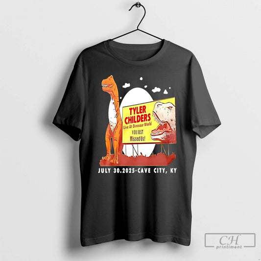 Premium Tyler Childers Live At Dinosaur World Cave City T-Shirts, Hoodie, Sweatshirt | InkThreadWorks.com