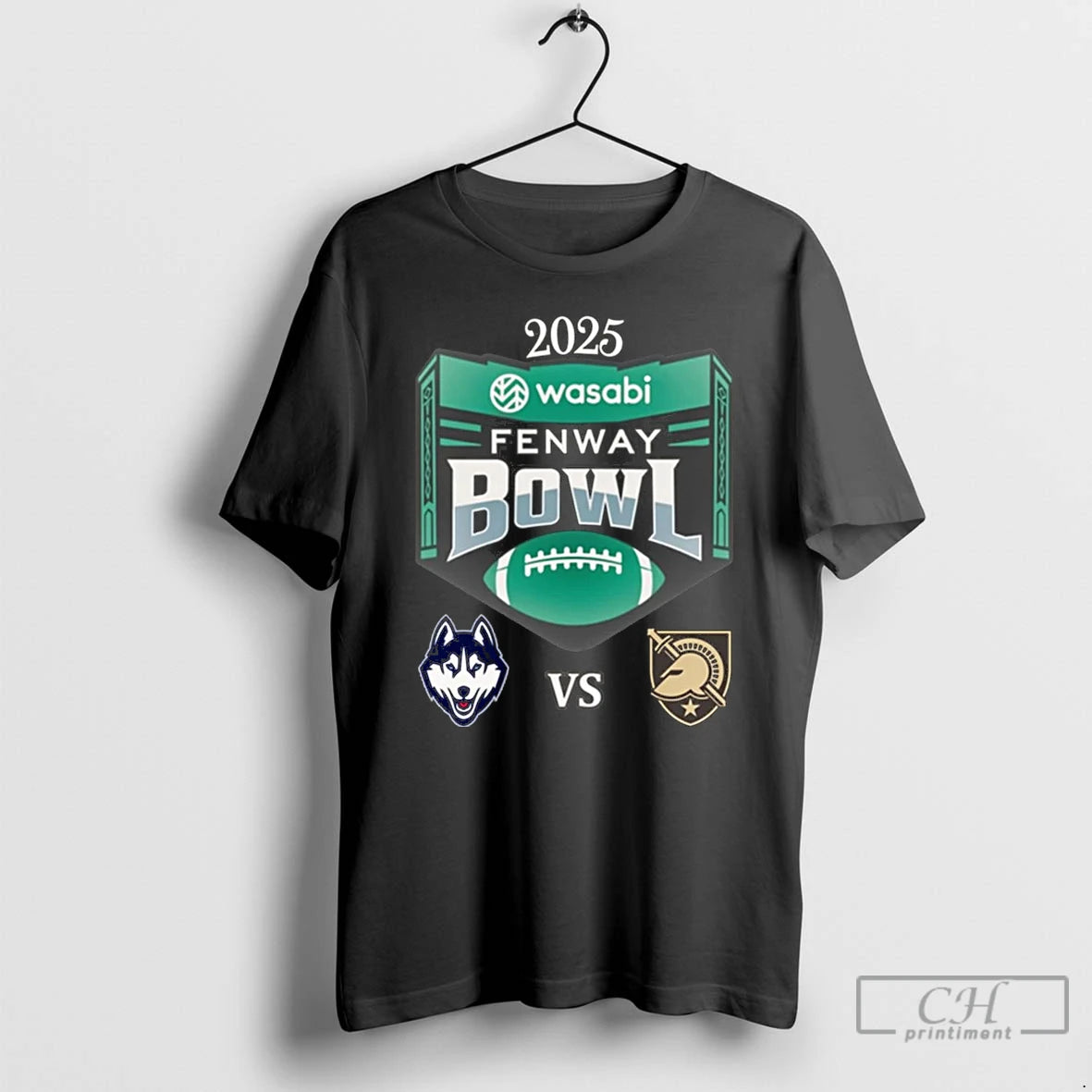 Premium Uconn Huskies Vs Army Black Knights 2025 Fenway Bowl T-Shirts, Hoodie, Sweatshirt | InkThreadWorks.com