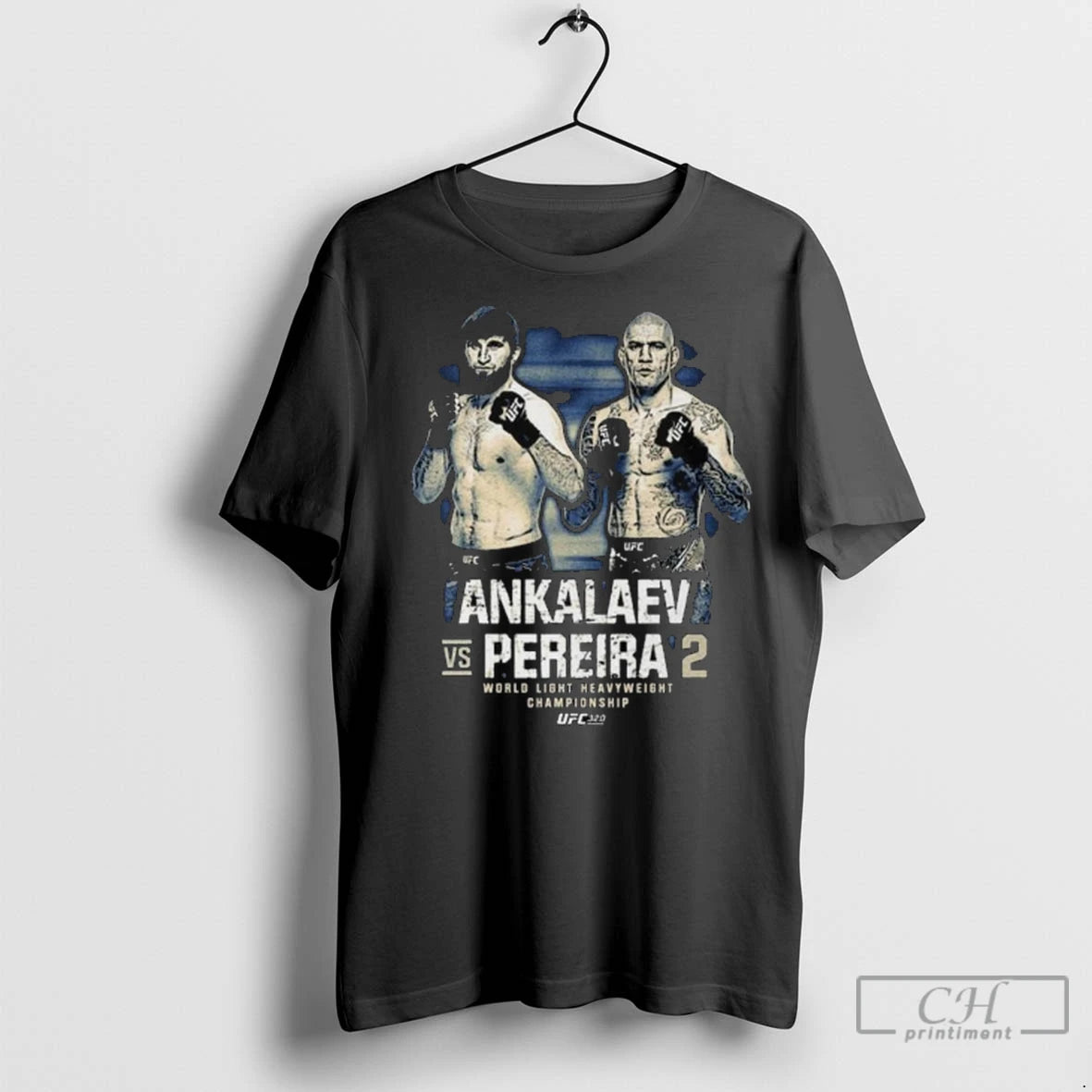 Premium Ufc 320 Ankalaev Vs Pereira 2 Bitmap Long Sleve