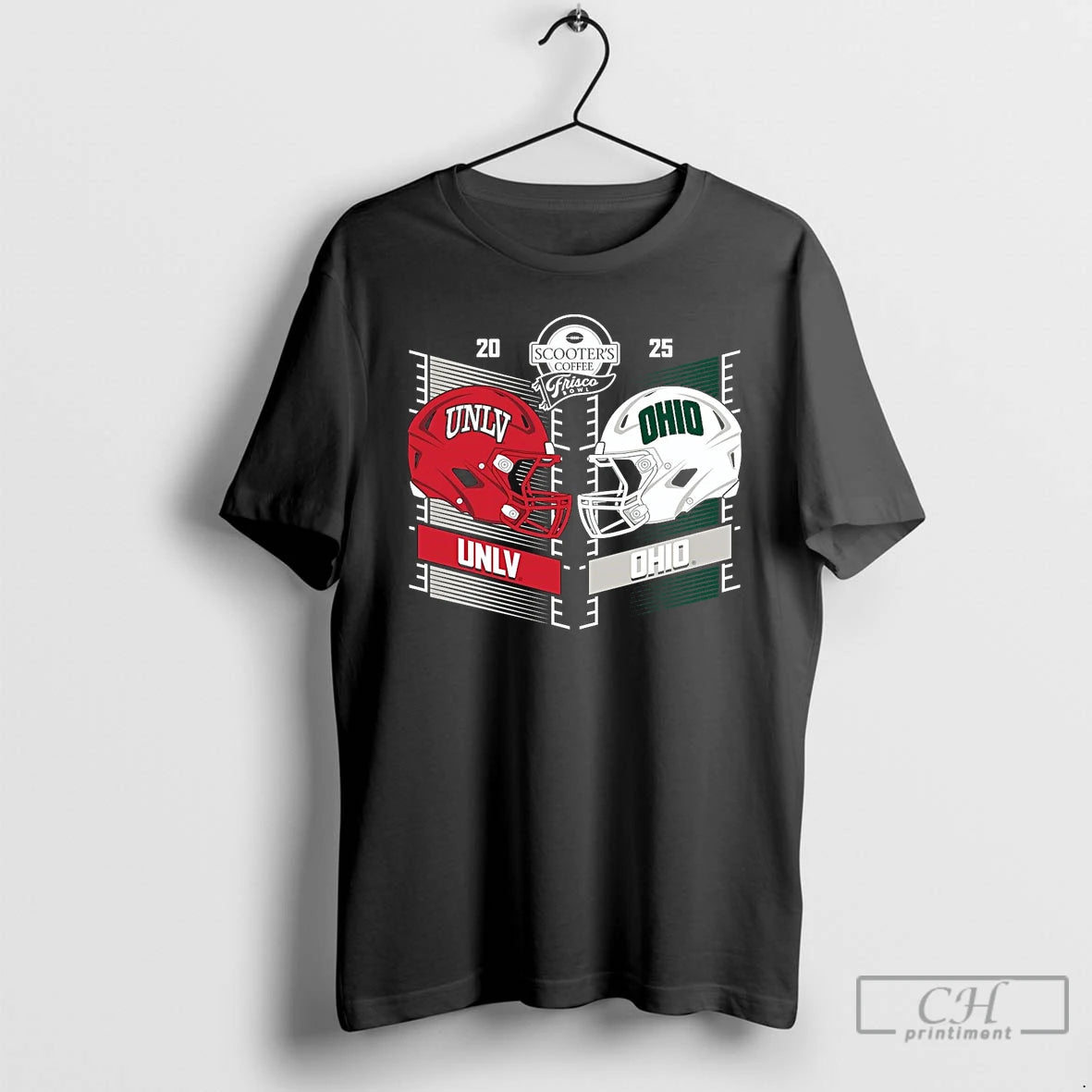 Premium Unlv Rebels Vs Ohio Bobcats 2025 Frisco Bowl Head To Head T Shirts Sweater Hoodie, Sweatshirt | InkThreadWorks.com