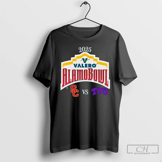 Premium Usc Trojans Vs Tcu Horned Frogs 2025 Alamo Bowl T-Shirts, Hoodie, Sweatshirt | InkThreadWorks.com