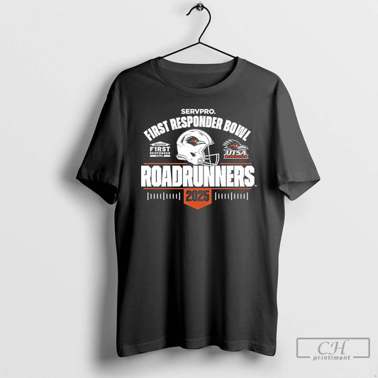 Premium Utsa Roadrunners 2025 First Responder Bowl Helmet T-Shirts, Hoodie, Sweatshirt | InkThreadWorks.com