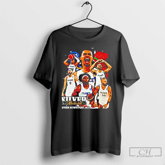 Premium Victor Wembanyama Silver Medalist T-Shirts, Hoodie, Sweatshirt | InkThreadWorks.com