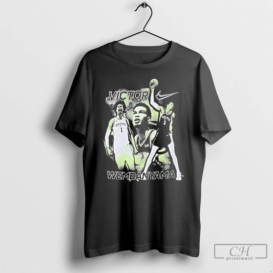 Premium Victor Wembanyama Star Player San Antonio Spurs T-Shirts, Hoodie, Sweatshirt | InkThreadWorks.com