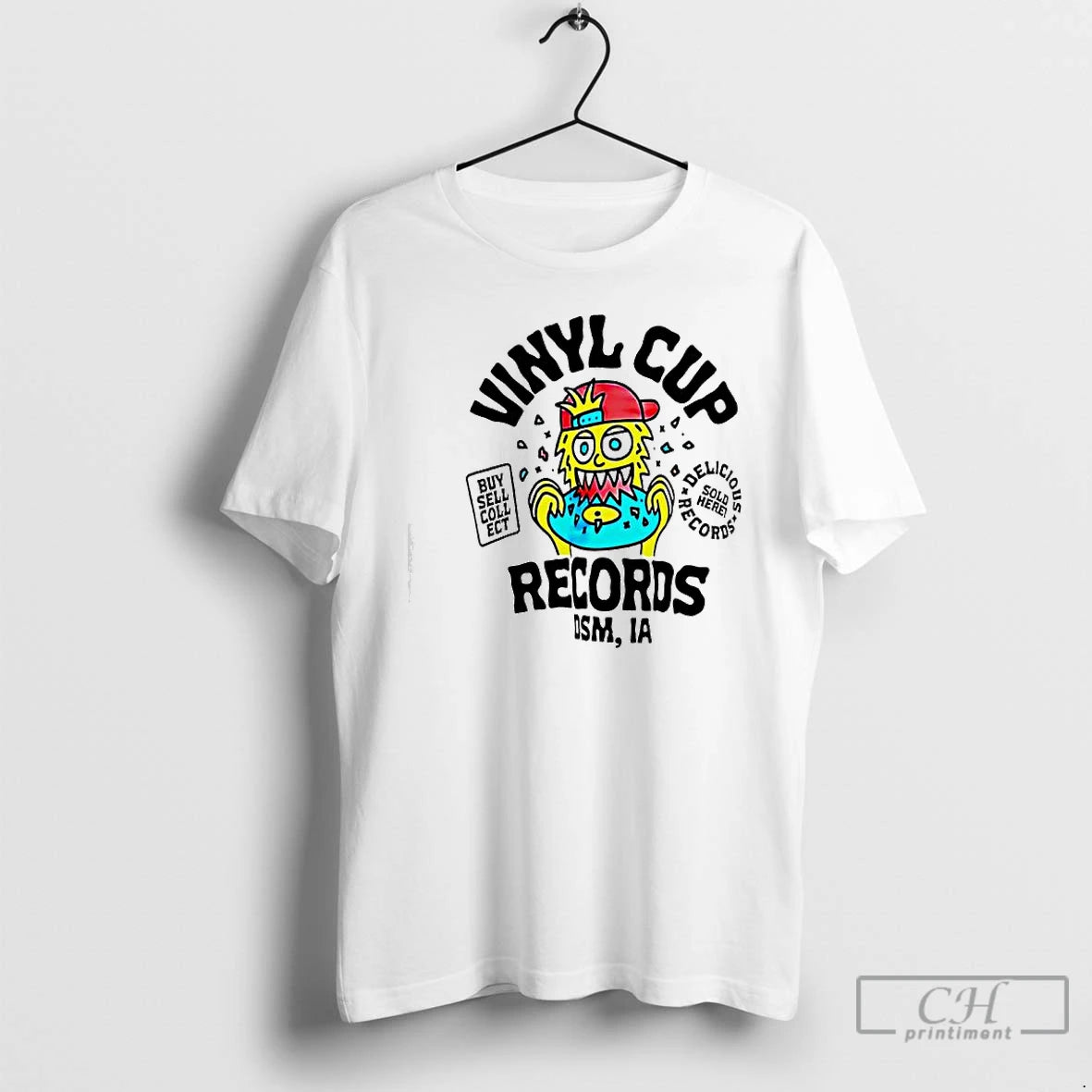 Premium Vinyl Cup Records Dsm Ia Buy Sell Coll Ect T-Shirts, Hoodie, Sweatshirt | InkThreadWorks.com