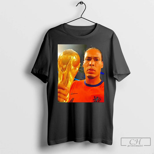 Premium Virgil Van Liverpool Trophy T-Shirts, Hoodie, Sweatshirt | InkThreadWorks.com