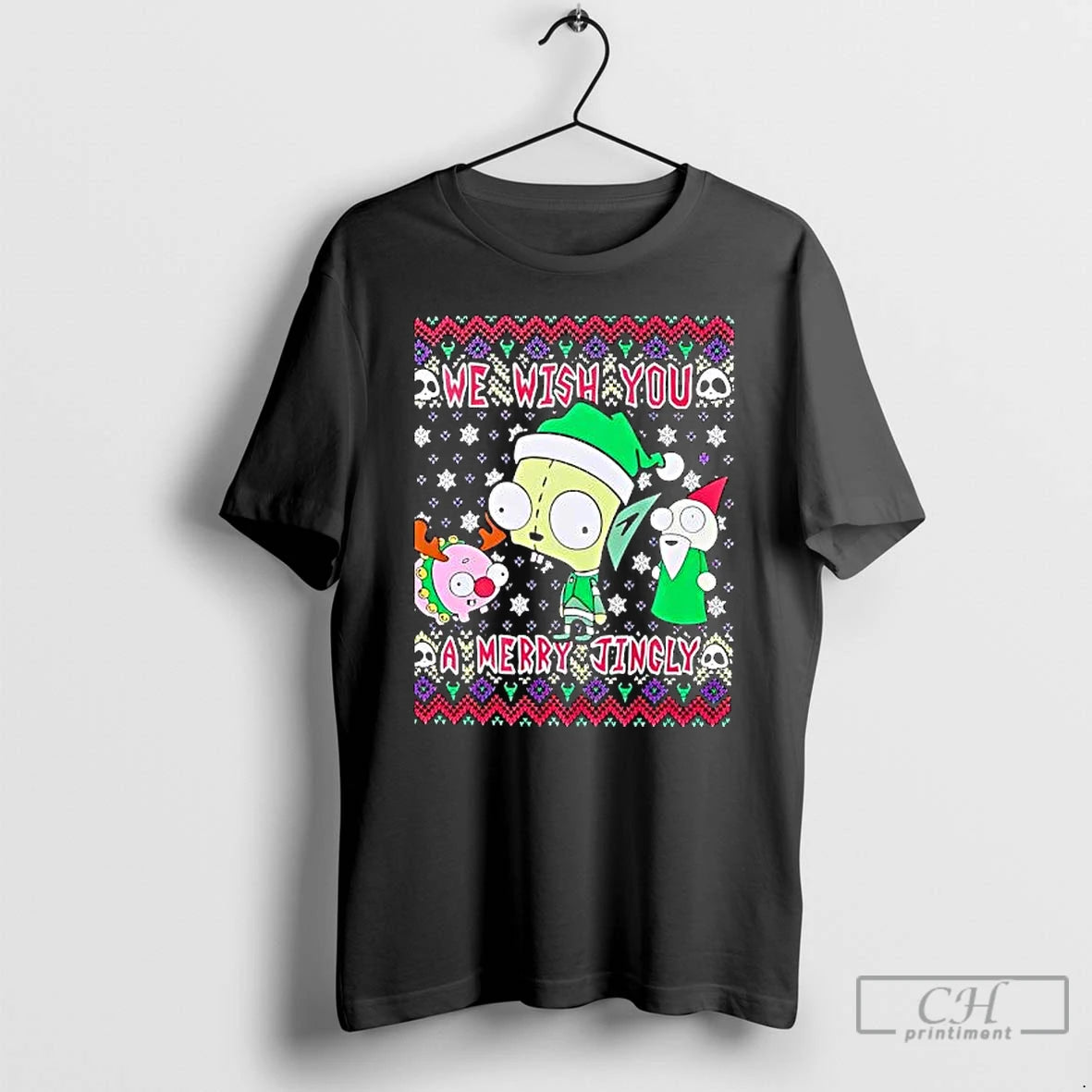 Premium We Wish You A Merry Jingly Ugly Christmas T-Shirts, Hoodie, Sweatshirt | InkThreadWorks.com
