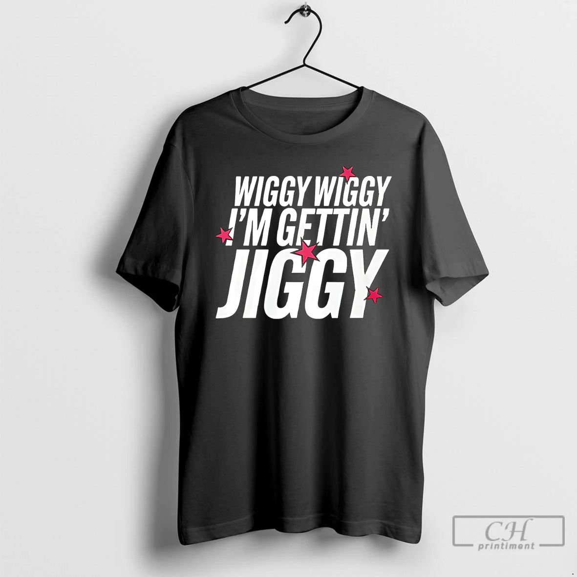 Premium Wiggy Wiggy Im Gettin Jiggy T-Shirts, Hoodie, Sweatshirt | InkThreadWorks.com
