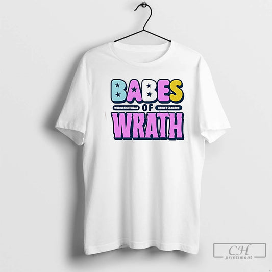 Premium Willow Nightingale And Harley Cameron Babes Of Wrath T-Shirts, Hoodie, Sweatshirt | InkThreadWorks.com
