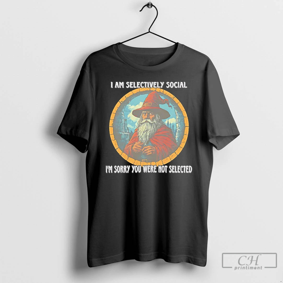 Premium Wizard I Am Selectively Social Im Sorry You Were Not Selected T Shirts Sweater Hoodie, Sweatshirt
