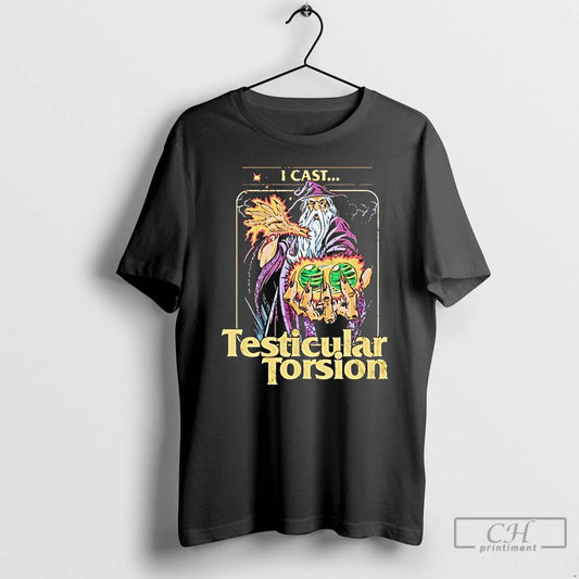 Premium Wizard I Cast Testicular Torsion T-Shirts, Hoodie, Sweatshirt | InkThreadWorks.com
