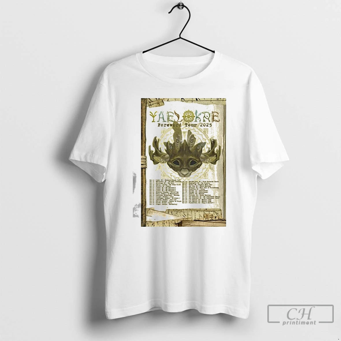 Premium Yaelokre Foreword 2025 Tour T-Shirts, Hoodie, Sweatshirt | InkThreadWorks.com