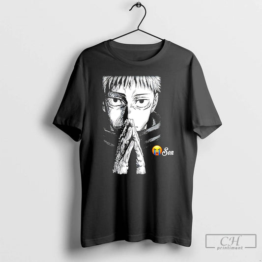 Premium Yuji Cryin Yuji Itadori Anime T-Shirts, Hoodie, Sweatshirt | InkThreadWorks.com