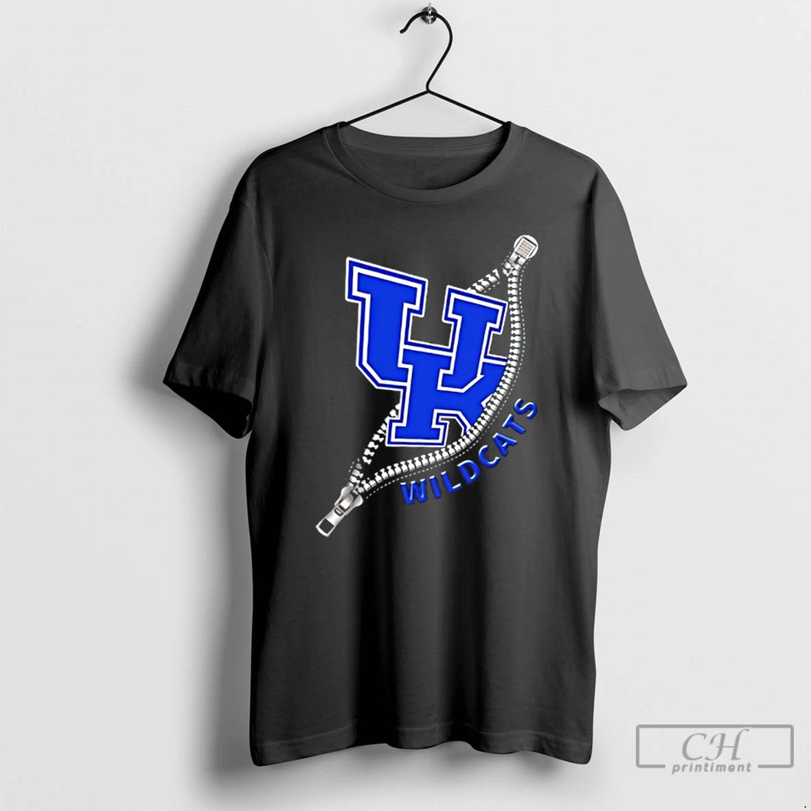 Premium Zipper X Kentucky Wildcats Football Logo T-Shirts, Hoodie, Sweatshirt | InkThreadWorks.com