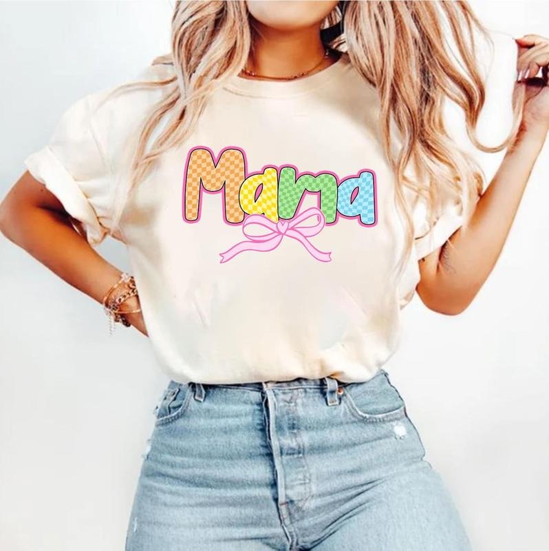 Preppy Mama T-Shirt, Cute Mama T-Shirt, Floral Mama Shirt, Mothers day T-Shirt, Mama T-Shirt, Mother's Day Gifts Hoodie,...