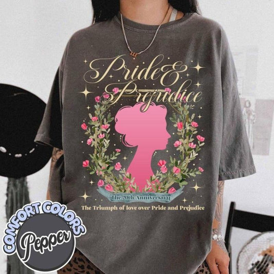 Pride and Prejudice Comfort Color T-Shirt For Fan, Elizabeth Bennet Inspired Tee, Obstinate Headstrong Girl Tee, Mr Darcy...