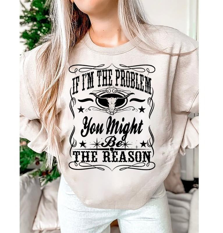 Problem shirt, unisex shirt for women for menstyle{n002}2 Hoodie, Sweatshirt | InkThreadWorks.com