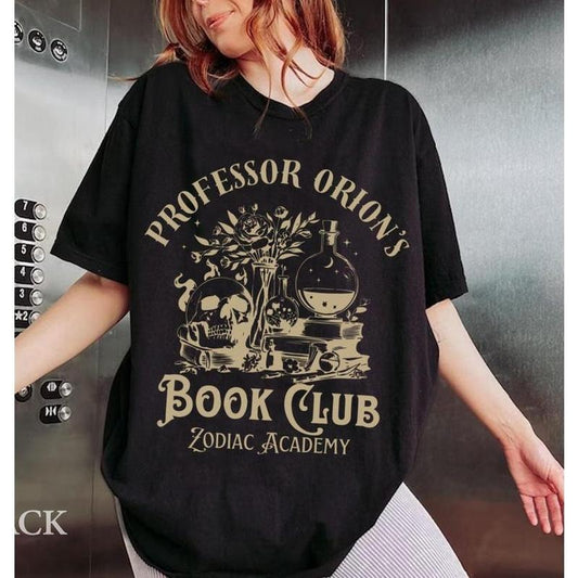 Professor Orion's Book Club Shirt, Zodiac Academy Sweatshirt, Gift For Book Lover, Zodiac Academy The Inner Circle Shirt,...