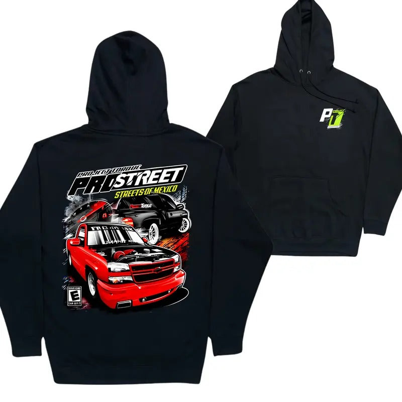 Project Torque Pro Street Bundle Pack Hoodie, Graphic Design Car Hoodie, Menswear, Unisex Cotton Casual Top for Men Classic